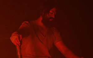 A still from `KGF Chapter 2`, an Indian period action film by Prashanth Neel